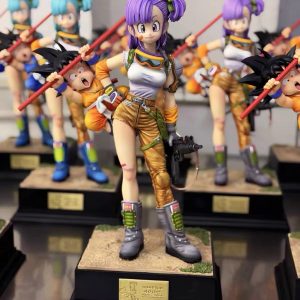 Infinite Studio - Bulma & Kid Goku